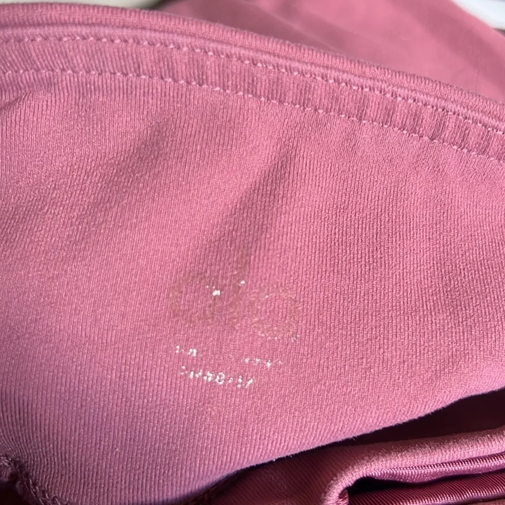 Alo Yoga Airbrush High-Waist Highlight  Goddess Legging Pink/Grey Women Size M